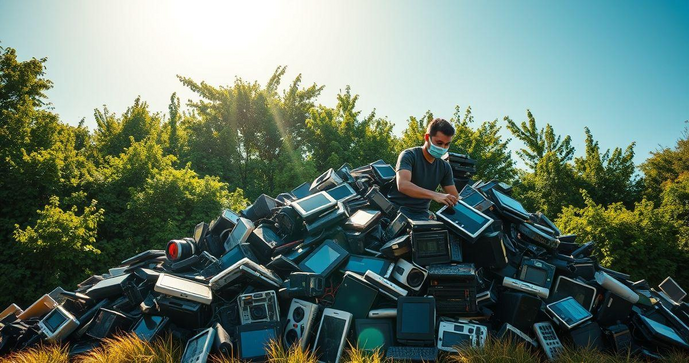 Destinação de resíduos eletrônicos: práticas sustentáveis para um futuro mais limpo Destinação de resíduos eletrônicos: práticas sustentáveis para um futuro mais limpo
